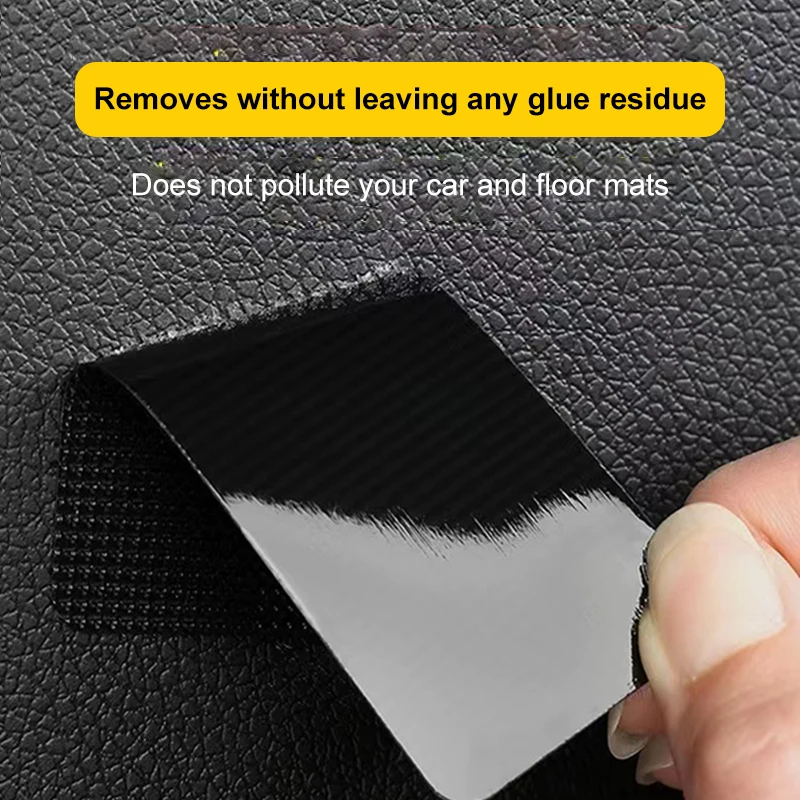 Car Foot Mats Stickers Double-sided Adhesive Round Square Carpet Mat Fixing 1-20pair