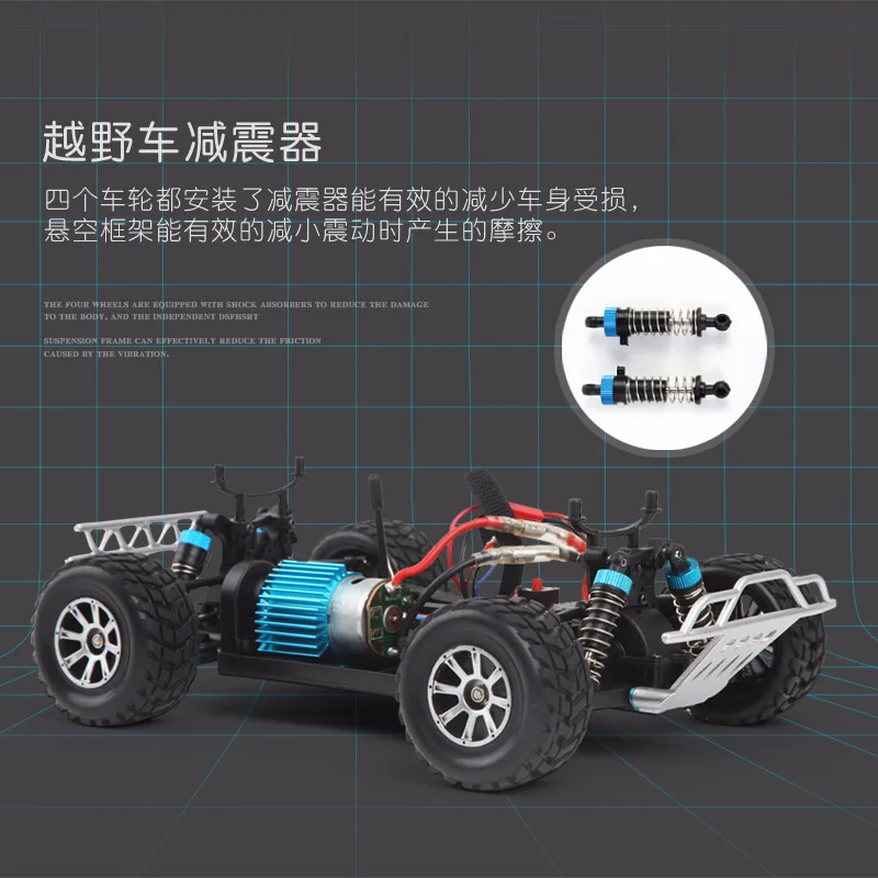 1:18 WLtoys A969 45KM/H Electric High Speed Off-Road Drift RC Formula Car 2.4G Remote Control Children Toys Model Gift for Boys 4