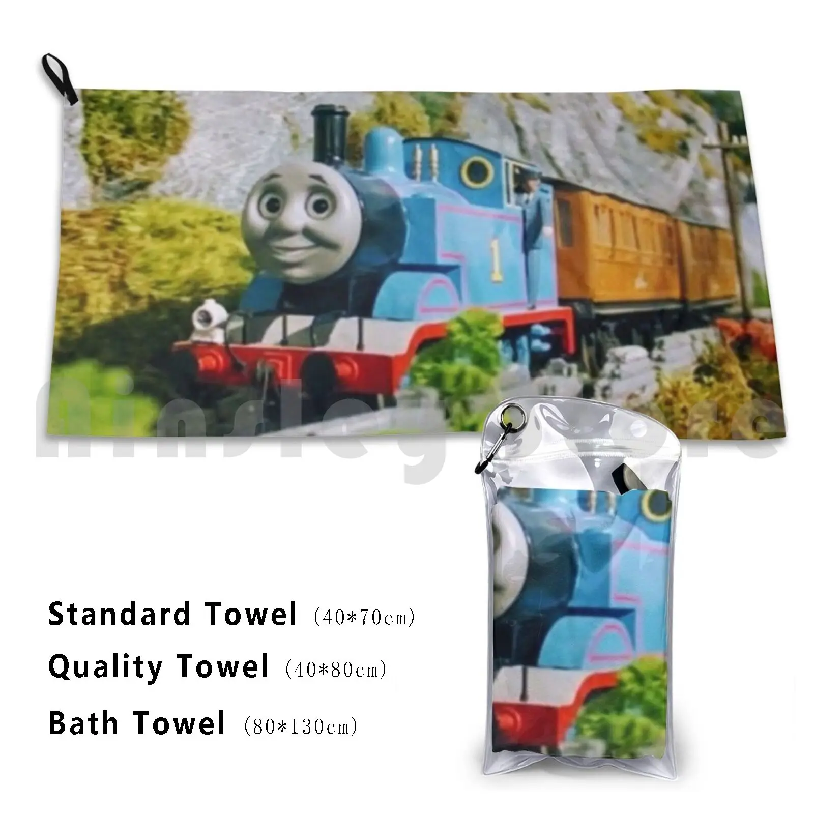 Thomas The Tank Engine Classic Model Series Asciugamano Da Bagno Personalizzato Findyourtag