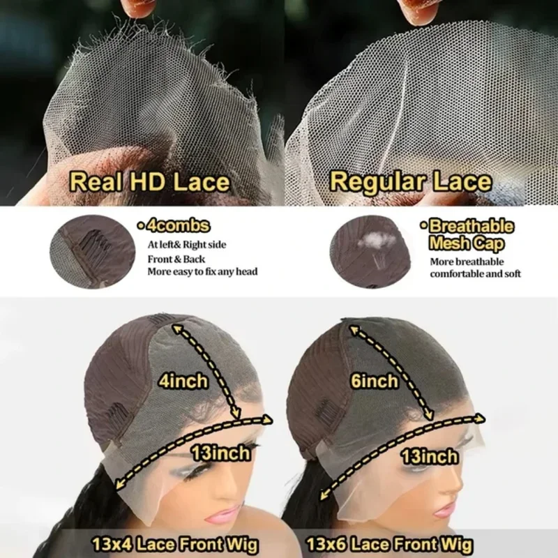 250 Density 42 Inch Body Wave 100% Human Hair - Natural Color Silky Soft No Tangle No Shedding Extensions