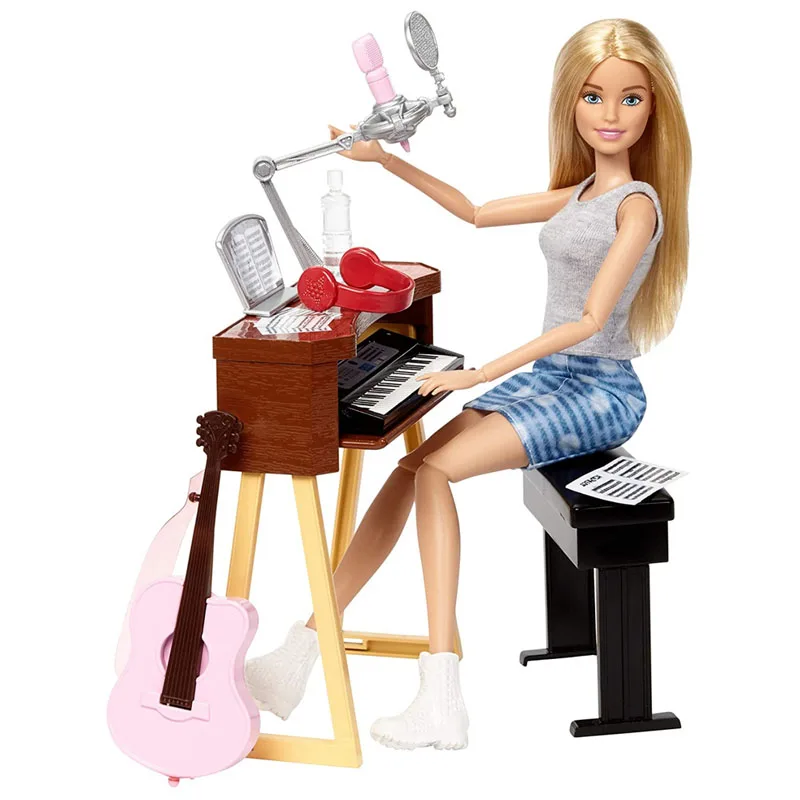 Barbie Career Series Musician With Guitar And Keyboard Playset You Can ...
