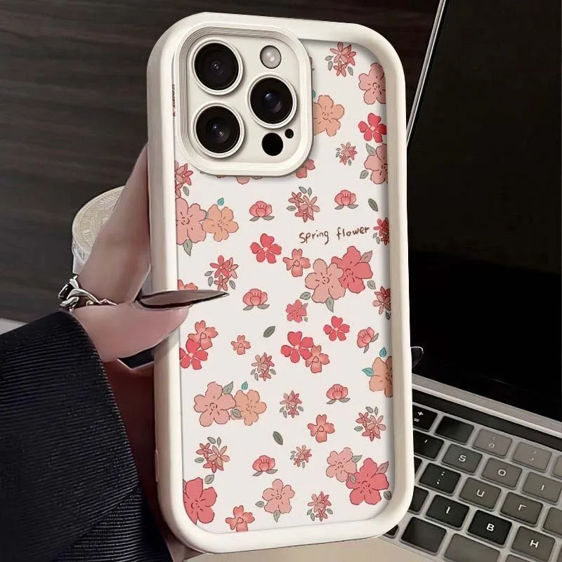 Charming Cherry Blossom Cartoon Phone Case