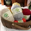 50g 5-ply Combed Milk Cotton Yarn Soft Warm Anti-pilling for Hand Knitting Sweater Scarf Hat Shawl DIY Yarn Crochet Supplies 2