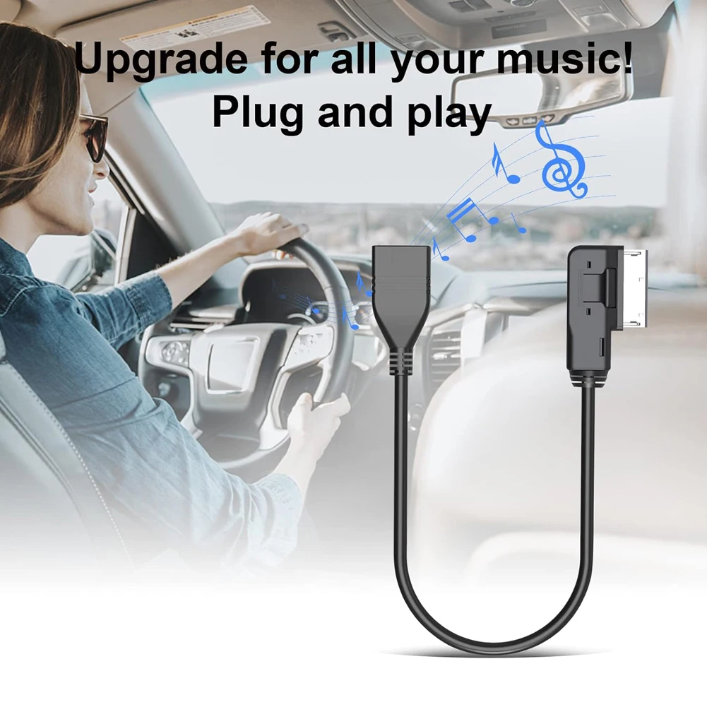 Audio AUX Adapter Data Wire MDI MMI AMI To USB Female Interface USB Aux Cable Adapter for VW for Audi A6L Q5 Q7 A8 S5