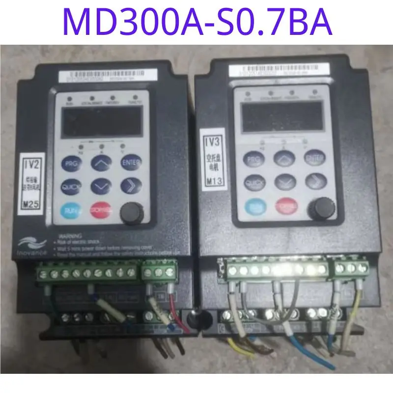 

Used frequency converter MD300A-S0.7BA 0.75KW 220V function has been tested and intact