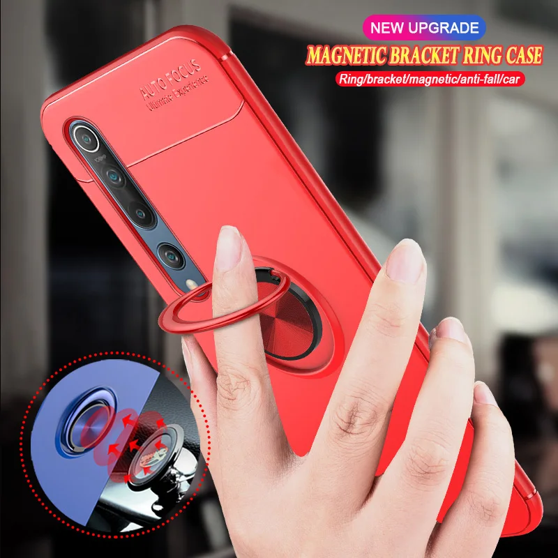 

Case For Xiaomi MI Note 10 9 9T 8 SE CC9 CC9E Poco X2 M2 F2 MI10 MI9 MI8 Pro 5X 6X A1 A2 Lite A3 Magnetic Car Stand Phone Cover