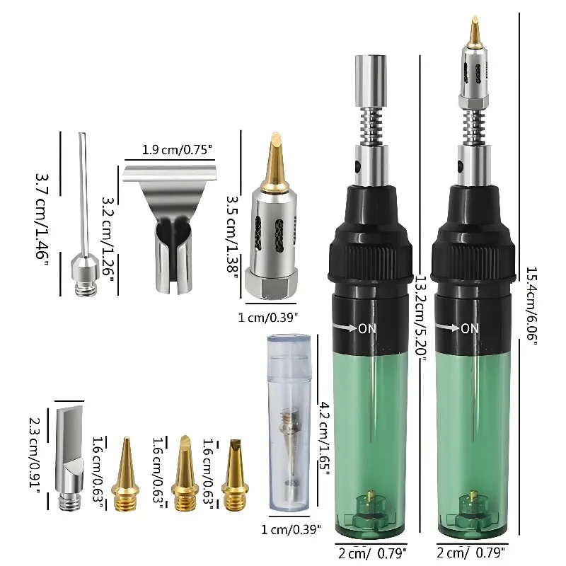 PenTypeGasSolderingIronPortableCordlessButaneGasWeldingGunWeldingPen1300℃AdjustableBurnerMiniButaneWelderTip-AliExpress1420