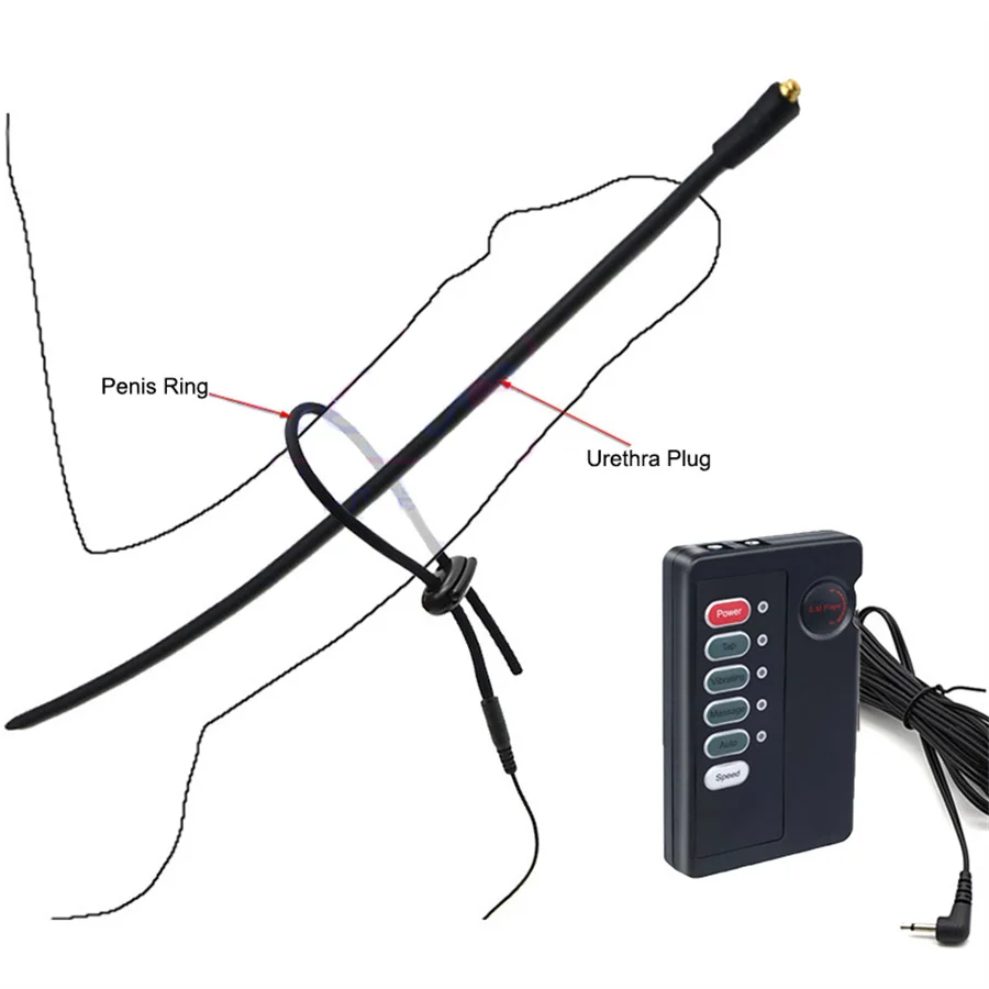 Penis Sex Toys Male Masturbator Electro Shock Horse Eye Stick Urethral Dilation