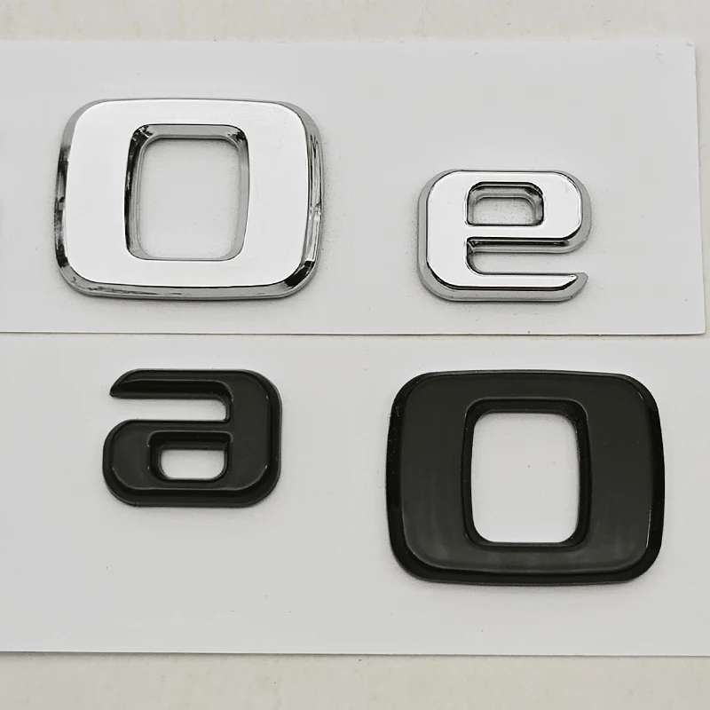 신형 3D ABS 자동차 레터 배지 로고 B250e 스티커 엠블럼 데칼 B 클래스 B250e W242 자동차 테일 마킹 액세서리