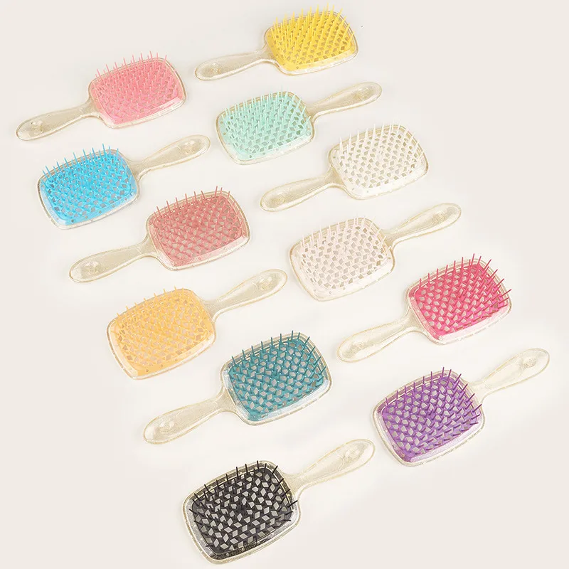 1 Pcs Hair Brush Detangling Hair Comb Women Men Kids Great On Wet Dry Hair Smoothing Massaging Scalp Fluffy Styling Hair Tools