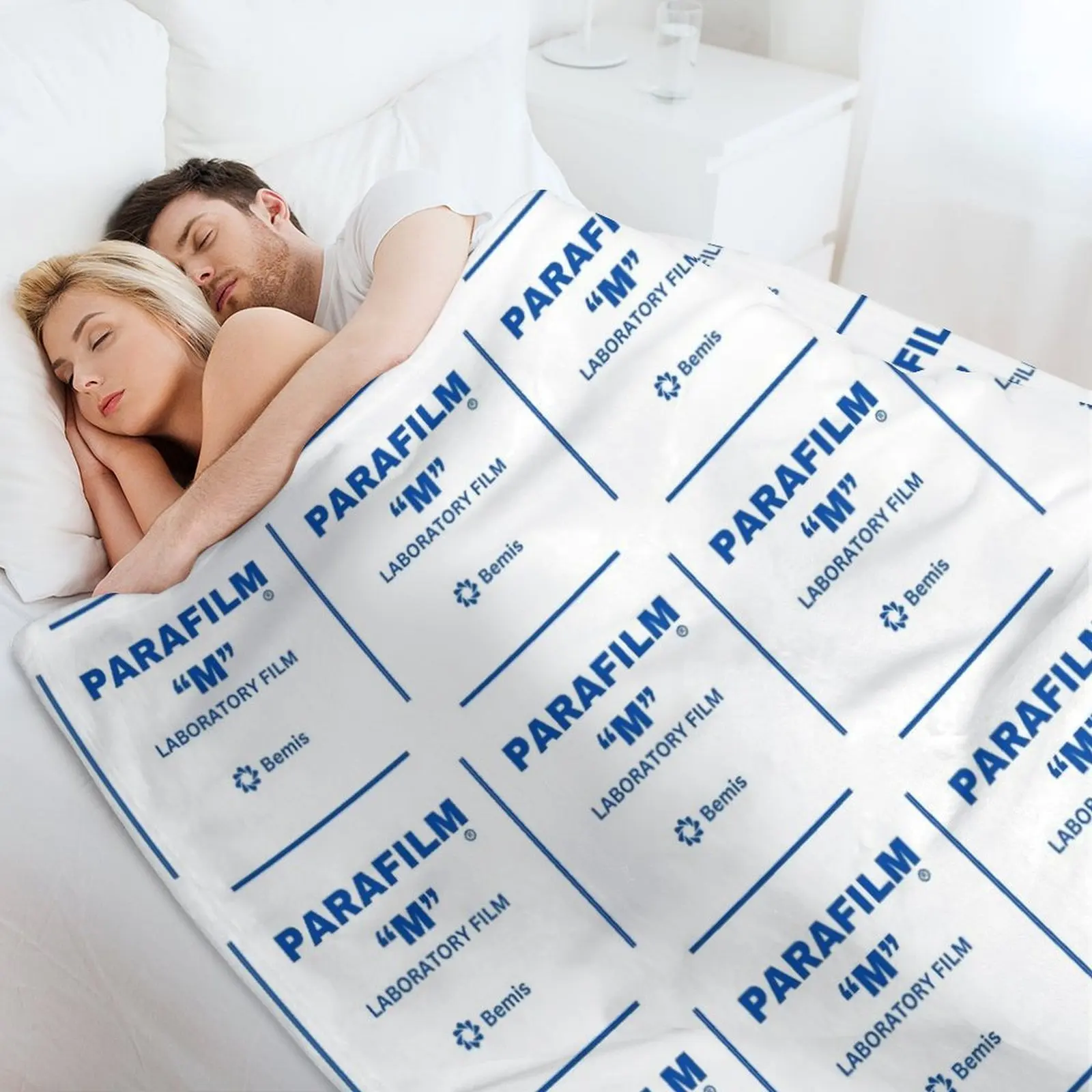 Parafilm Soft Plush Throw Blanket