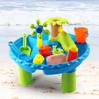 22pc 43cm Kids Sand Water Activity Play Table Fun Outdoor Sandpit Toys Set 2