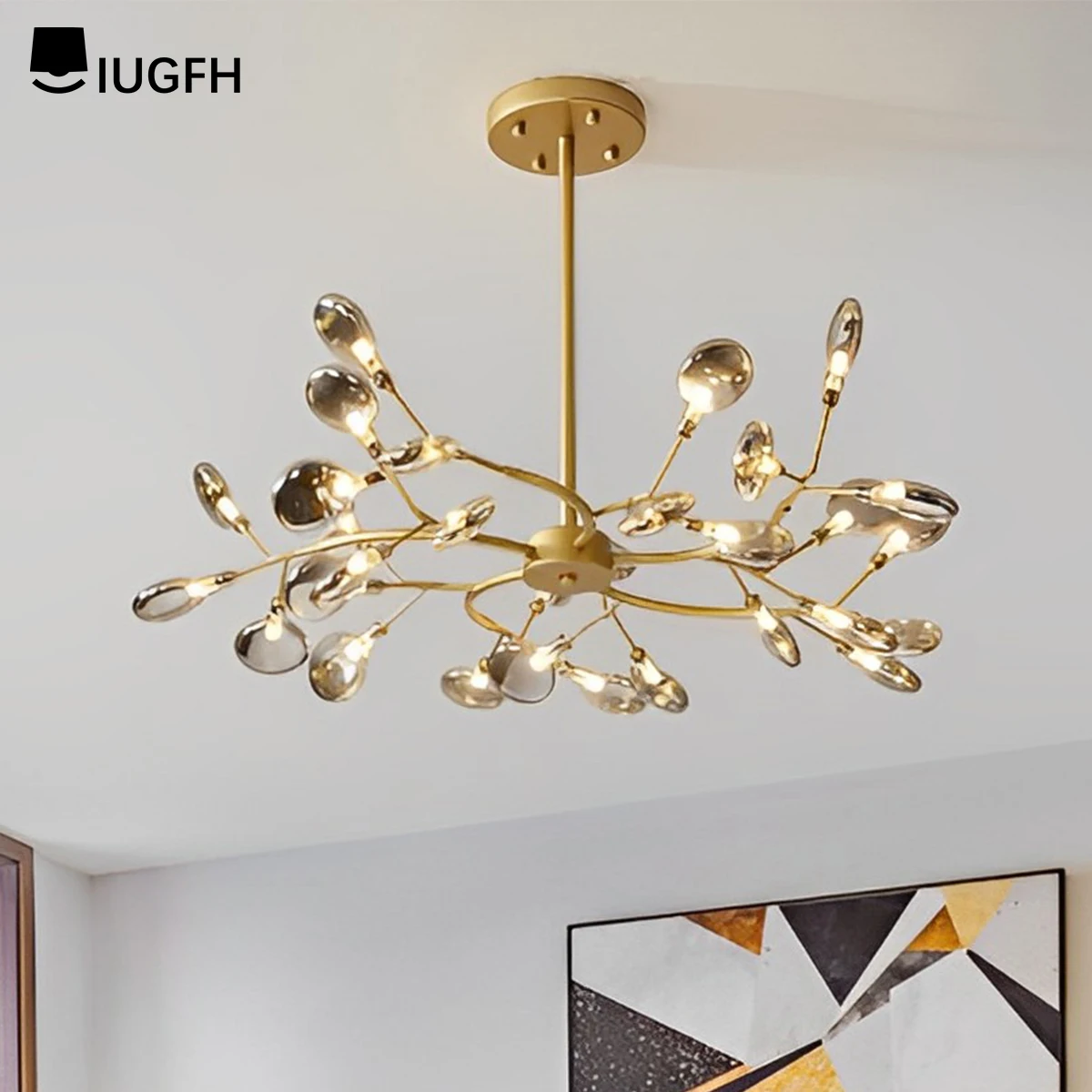 

G4 LED Chandelier Firefly Ceiling Lights Plafondlamp Lights Plafonnier Home Living Room Kitchen Decor Lustres Home Decoraction