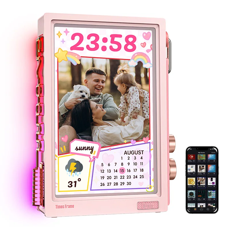 Divoom Times Frame スマートフォトフレーム Divoom Times Frame Digital Picture Frames