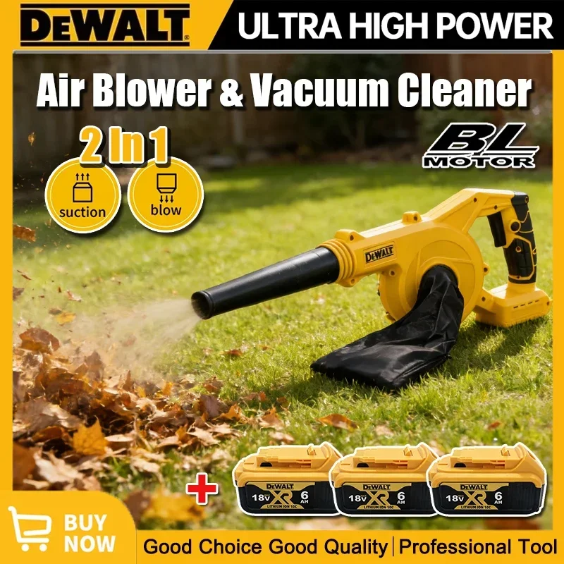 디월트 컬렉터 리프 더스터 다용도 무선 에어 블로워 진공 청소기 디월트 배터리용 전동 먼지 제거 도구