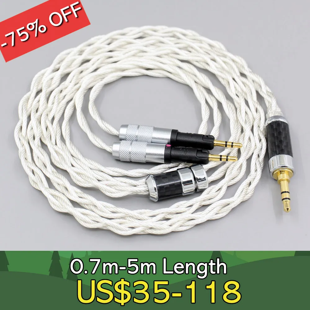 Graphene 7n Occ Silver Plated Type2 Earphone Cable For Audiotechnica