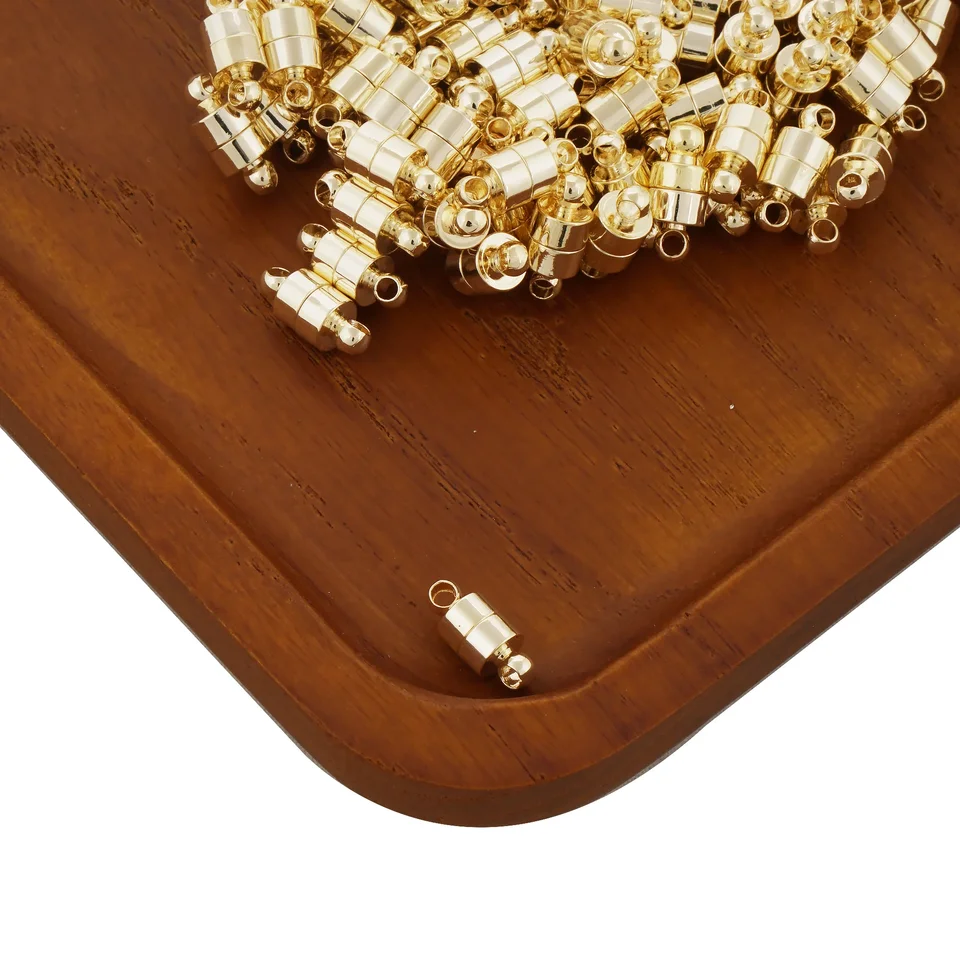 Clysoru Chiusure Magnetiche Per Collane In Ottone Placcato Oro E Argento - Set Da 14 Pezzi Per Gioielli Fai Da Te - 3