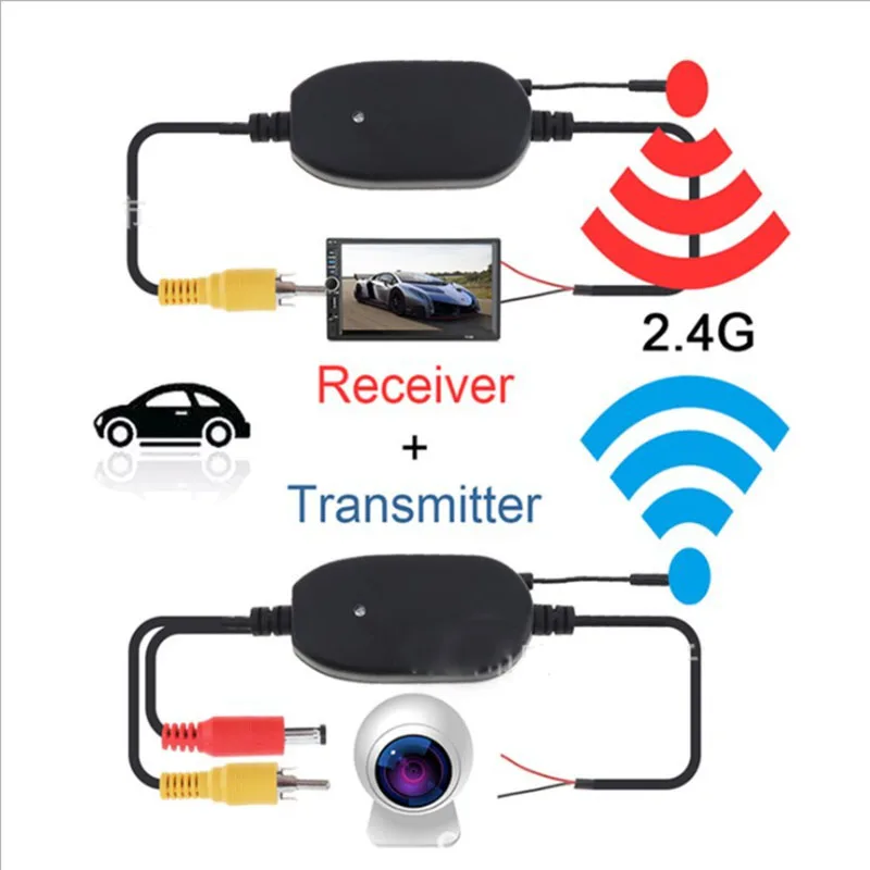 

Беспроводной трансивер 2,4G, беспроводная автомобильная камера, камера заднего вида, автомобильная камера, автомобильный монитор