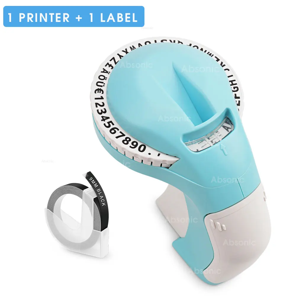 Manual Embossing Label Maker for DIY Self-Adhesive Labels