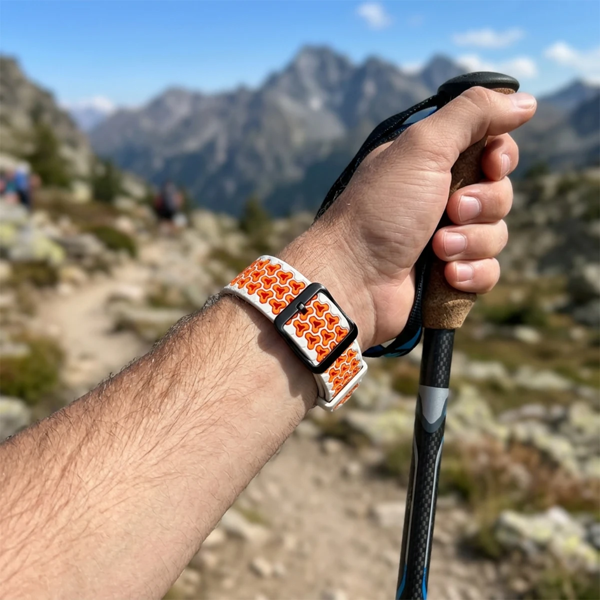 Breathable Silicone Two-Tone Adjustable Sport Band