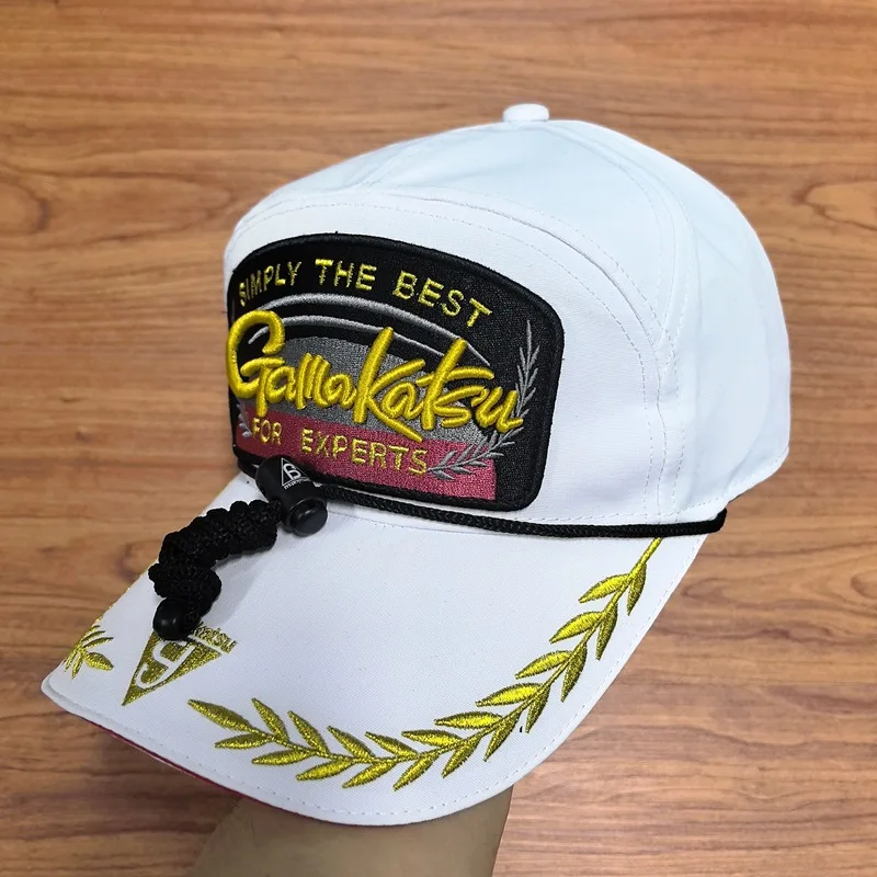 Description Picture 6 of itemGamakatsu Waterproof Fishing Baseball Cap Cotton Sun Protection Fishing Hats with Clip Trendy Trucker Hats for Men