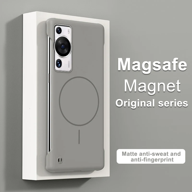 Frameless Magnetic Wireless Charging Slim Phone Case - Elegant Back Cover