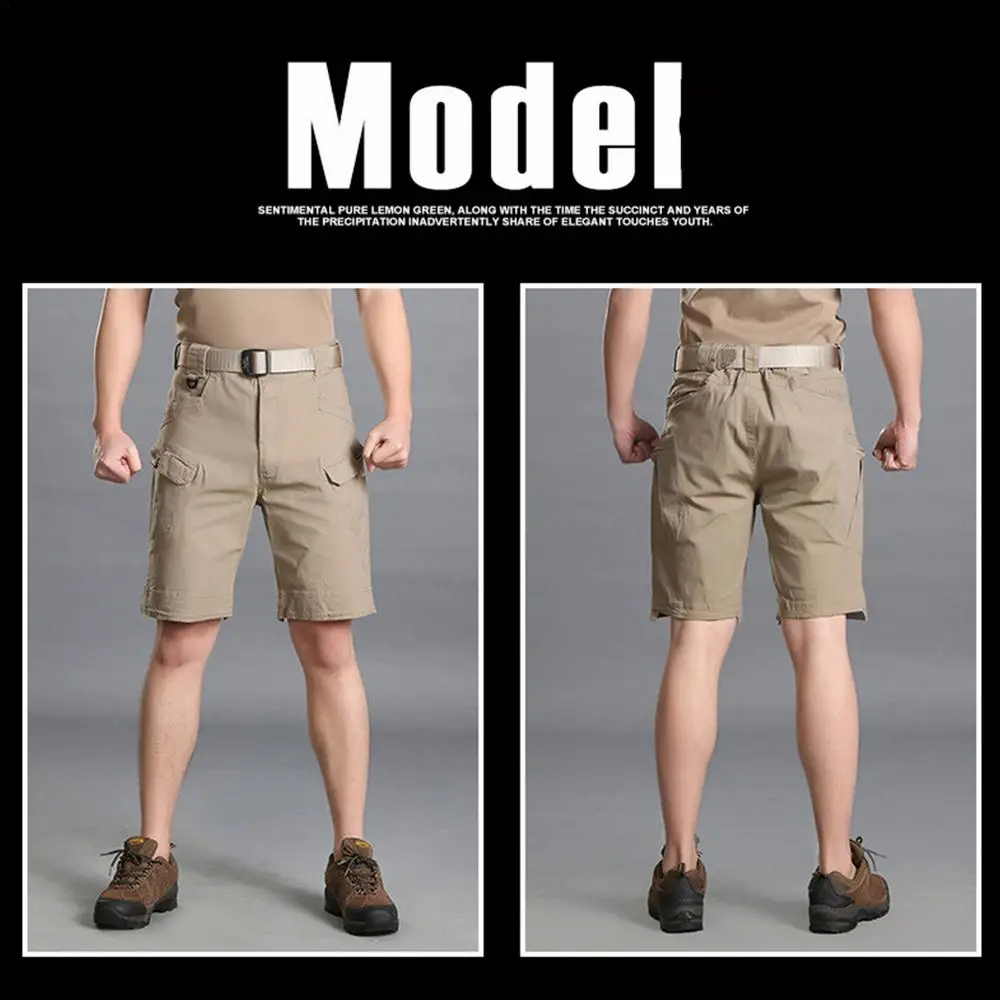 calças curtas tático respirável camuflagem shorts ternos de treinamento verão macio caminhadas macacão masculino urbano militar carga shorts