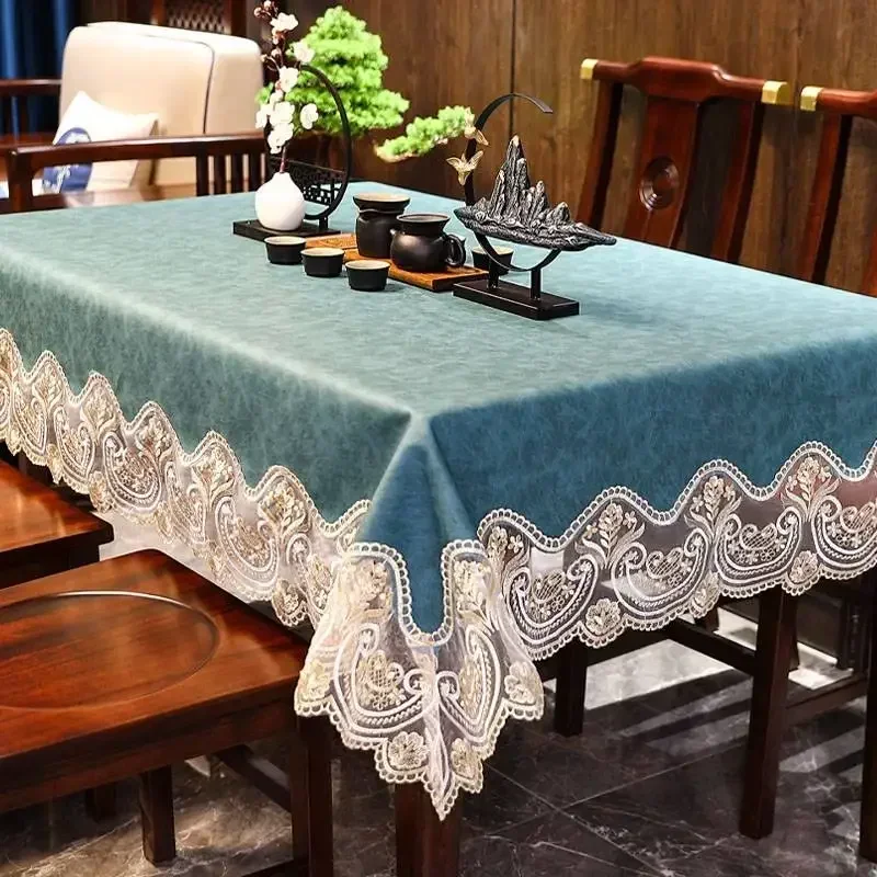 

Ткань для обеденного стола в европейском стиле является водонепроницаемой, маслостойкой и устойчивой к ожогам, современной и минималистичной