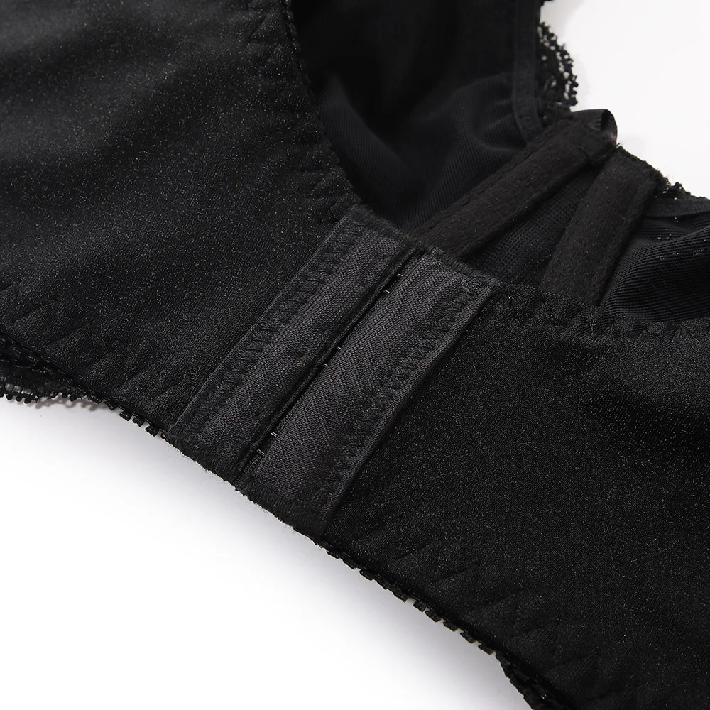Women's Full Coverage Lace Bra Plus Size Bra Lager Bosom Embroidery Minimizer Bra For Women Thin Soft Bralette C D E F G H I J