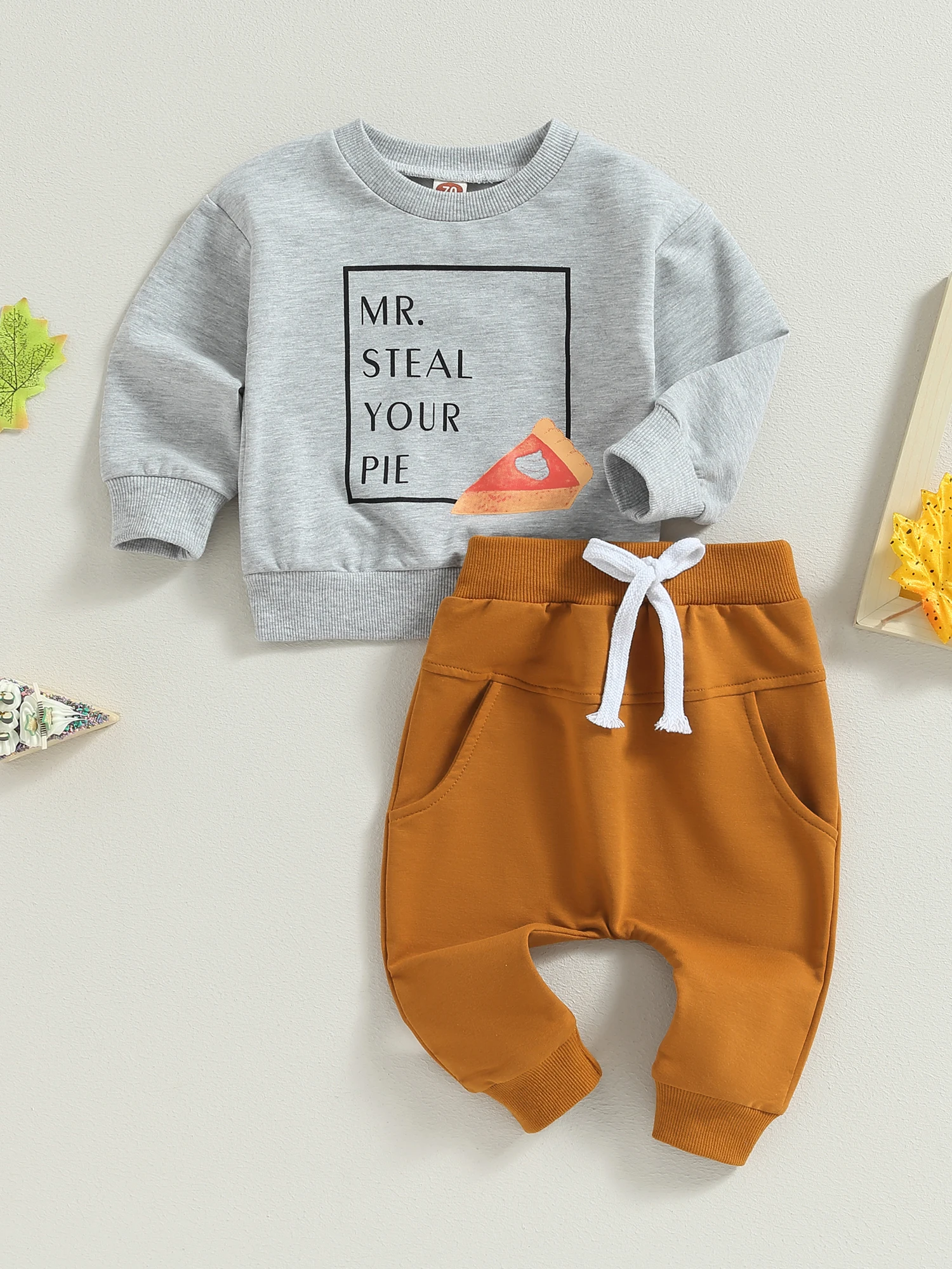 

Baby Girl Winter Outfits Long Sleeve Heart Pattern Sweater Leggings Set Infant Cozy Clothes