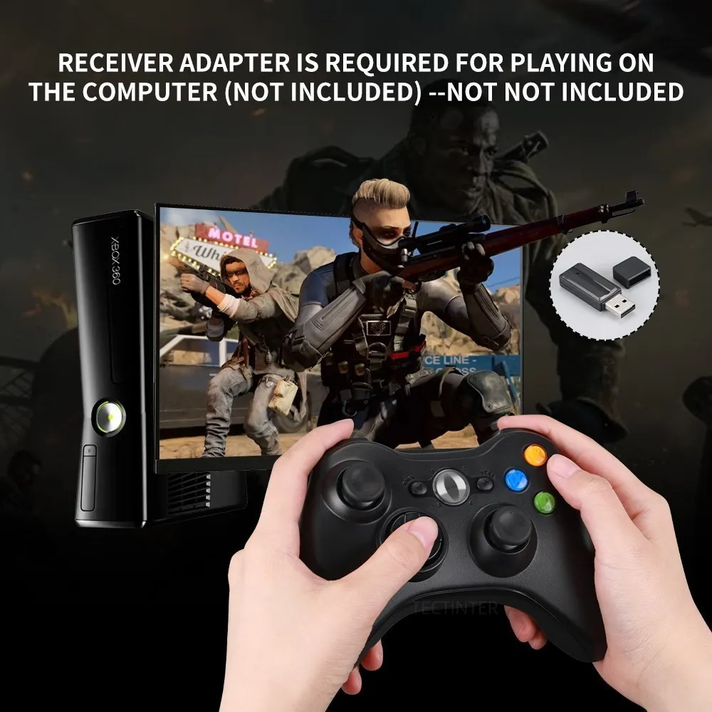 Xbox 360 е 2.4G  Ʈѷ, PC ű Ʈ , ũμƮ Xbox 360  ̽ƽ, PC win7 8/10