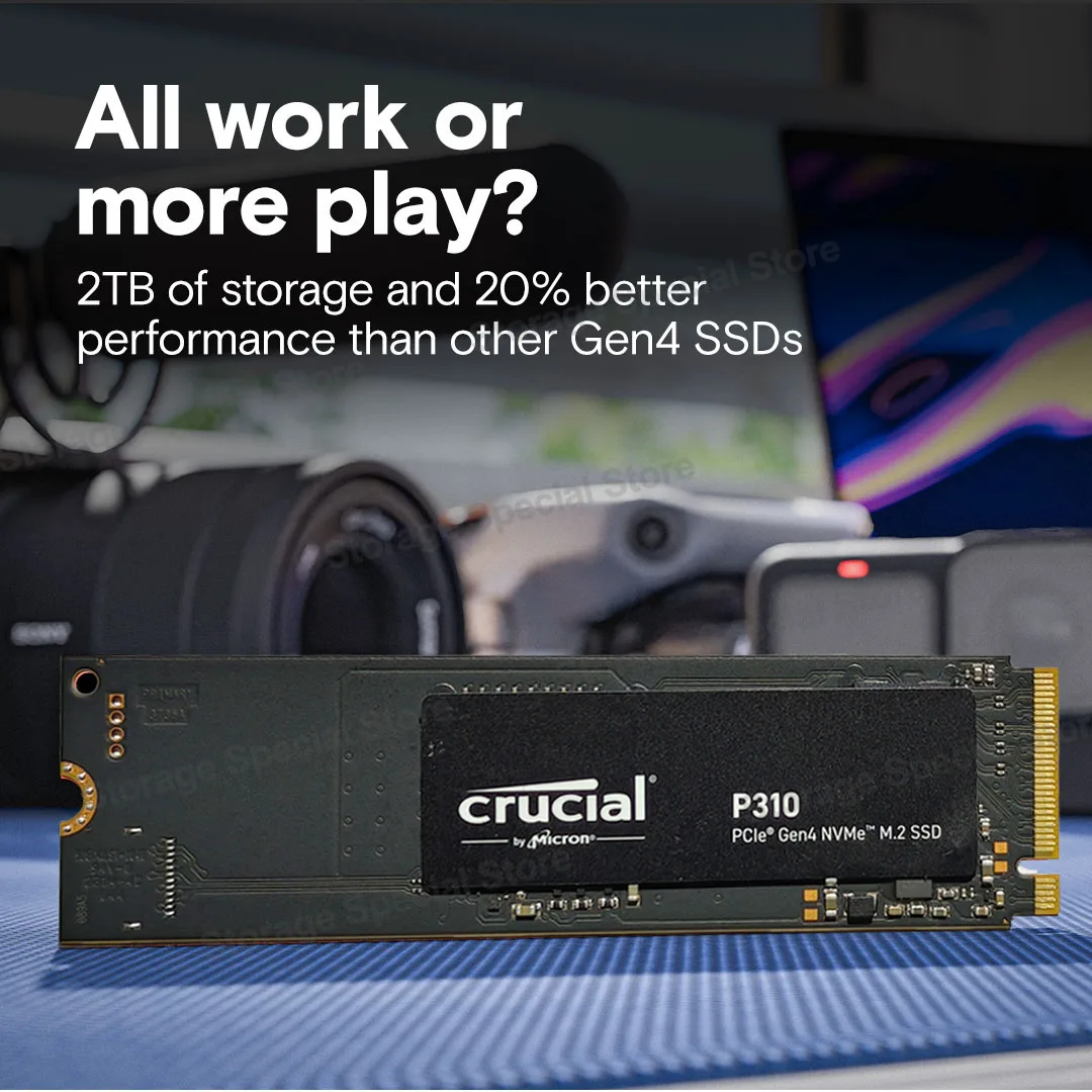 新品未使用品　Crucial P310 (M.2 2280 1TB) Amazon.com: Crucial P310 4TB PCIe Gen4 2280 NVMe M.2 SSD Up
