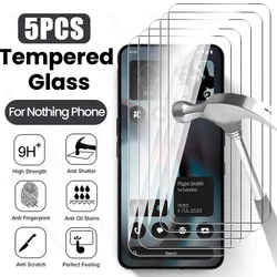 Premium 5-Pack Full Coverage 9H Tempered Glass Screen Protector for NothingPhone 3 (5Pieces)