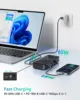 Yottamaster USB C Desktop Docking Station 22 in 1 Dock Station with 8K HDMI PD60W Gigabit Ethernet Multiport USB3.2 HUB Adapter 3
