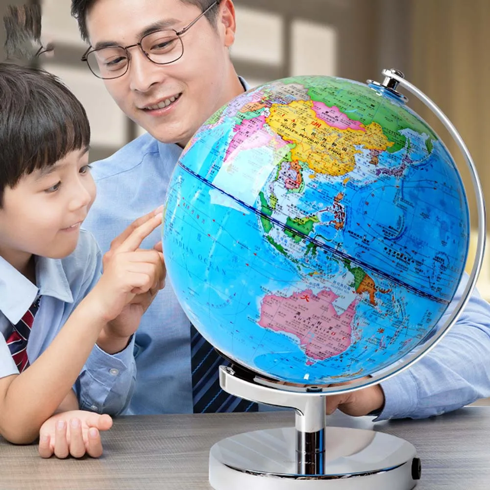 AR 지구본 중등 학교 학생, 고화질 3D 스테레오 호버, AR 스마트 어린이 장식품, 교육 보조 세계 지도