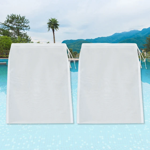 2Db Úszómedence Szűrőzsák Csere Hulladékok Kollekció Cather Finom Háló Tartozékok Medence Porszívóhoz