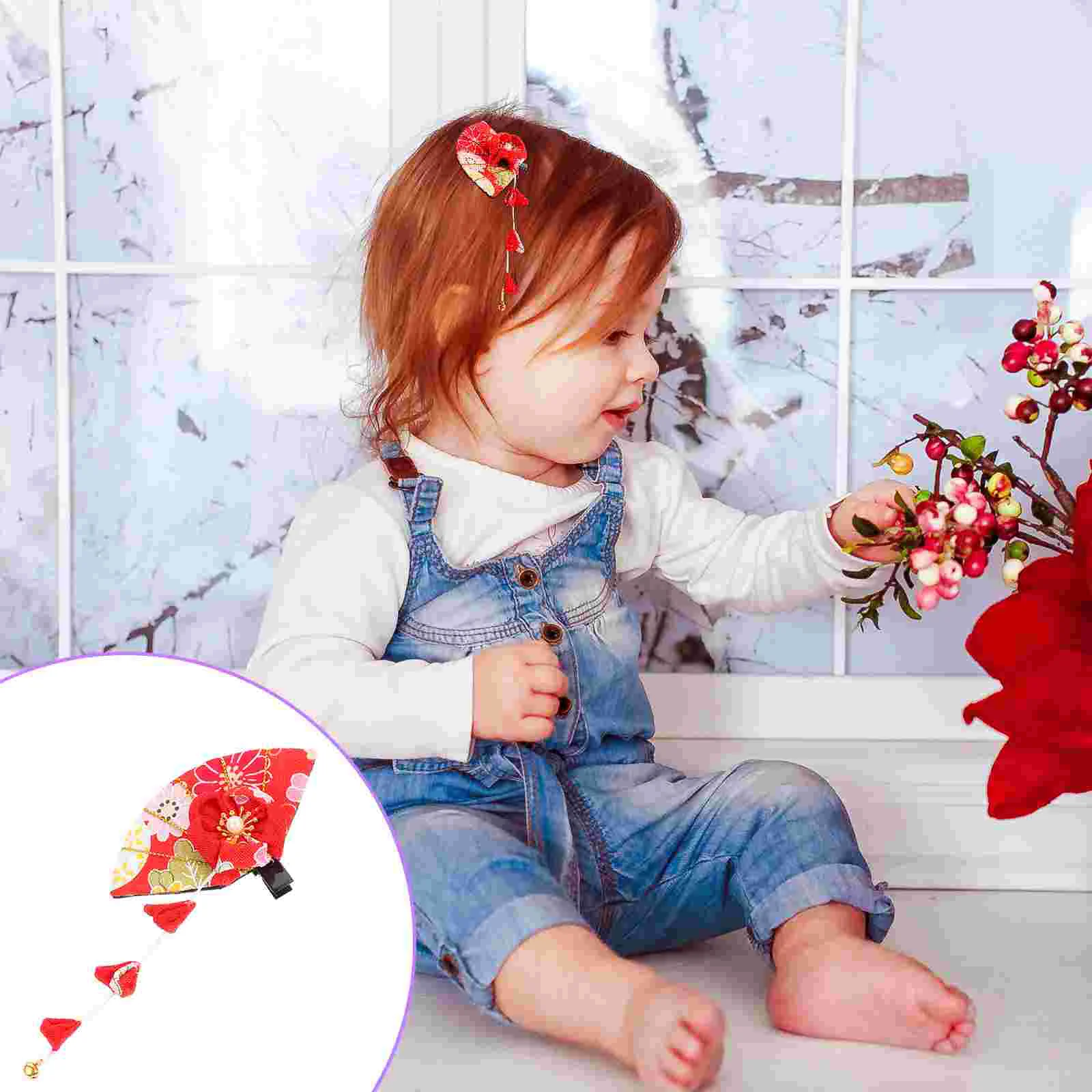 

Заколки для волос в японском стиле, аксессуары, Шпилька для волос с цветочным орнаментом, китайские заколки-кролики гейши, японские шпильки для волос