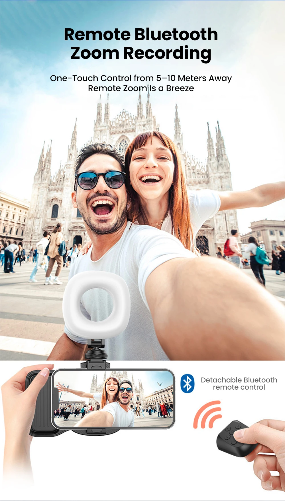 Intelligent Smartphone Camera Grip With Bluetooth Remote Shutter_voghion.com
