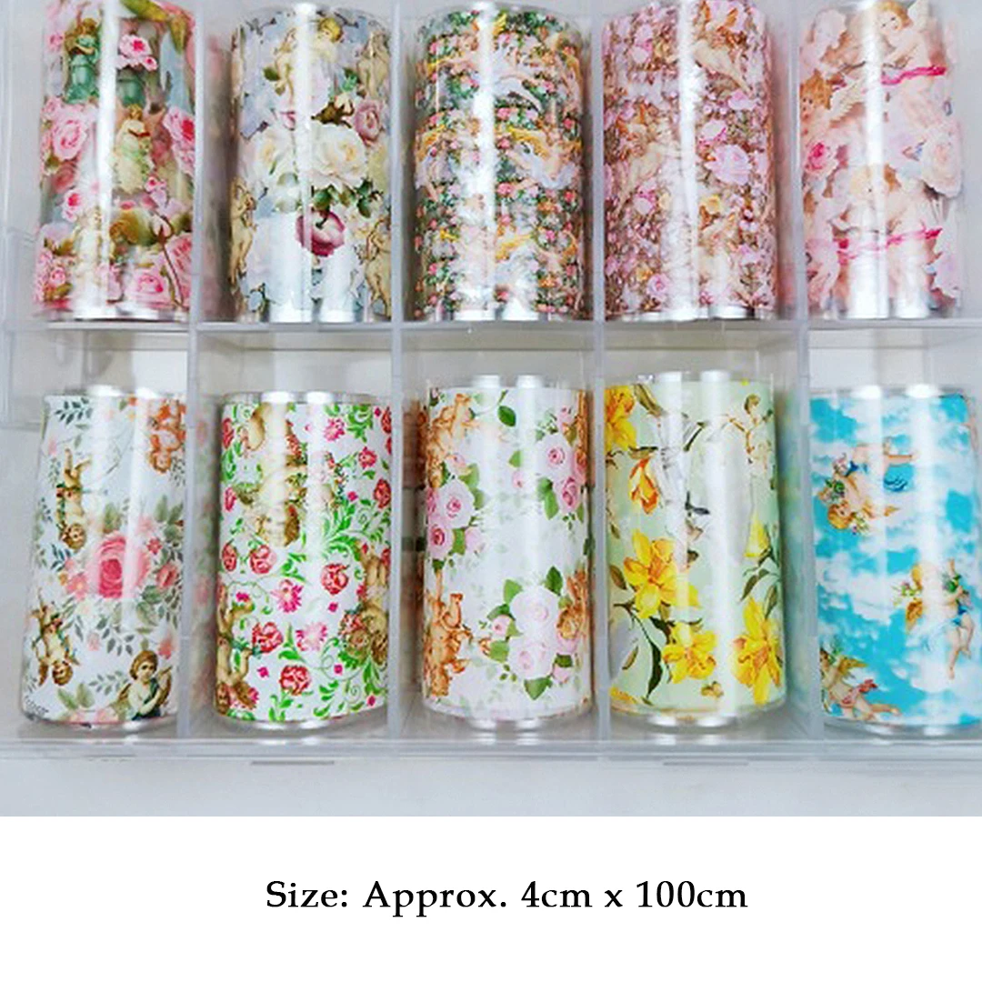 Design Nail Art Print Nail Foils Stickers Decal Sliders Transfer Foil WrapTips DIY Manicure Decoration nail stickers nail art tools nail art decoration nail decals