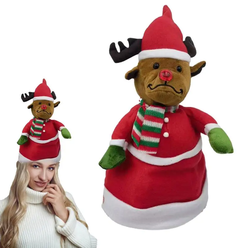 

Singing And Dancing Christmas Hat Singing And Swinging Electric Hat Toy For Christmas KidsParty Headwear For Parties Christmas