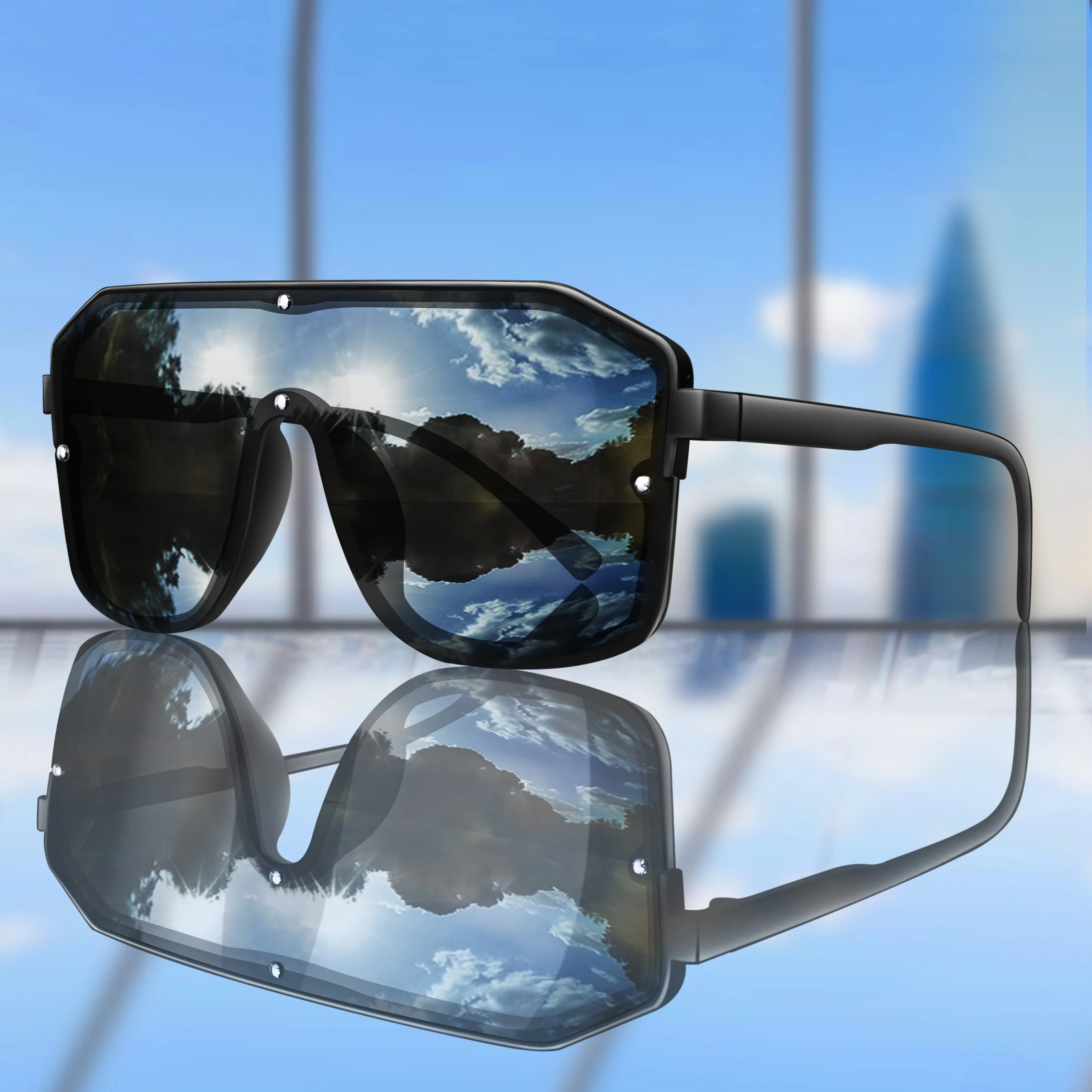 Fashion Big Square Sunglasses Eyewear
