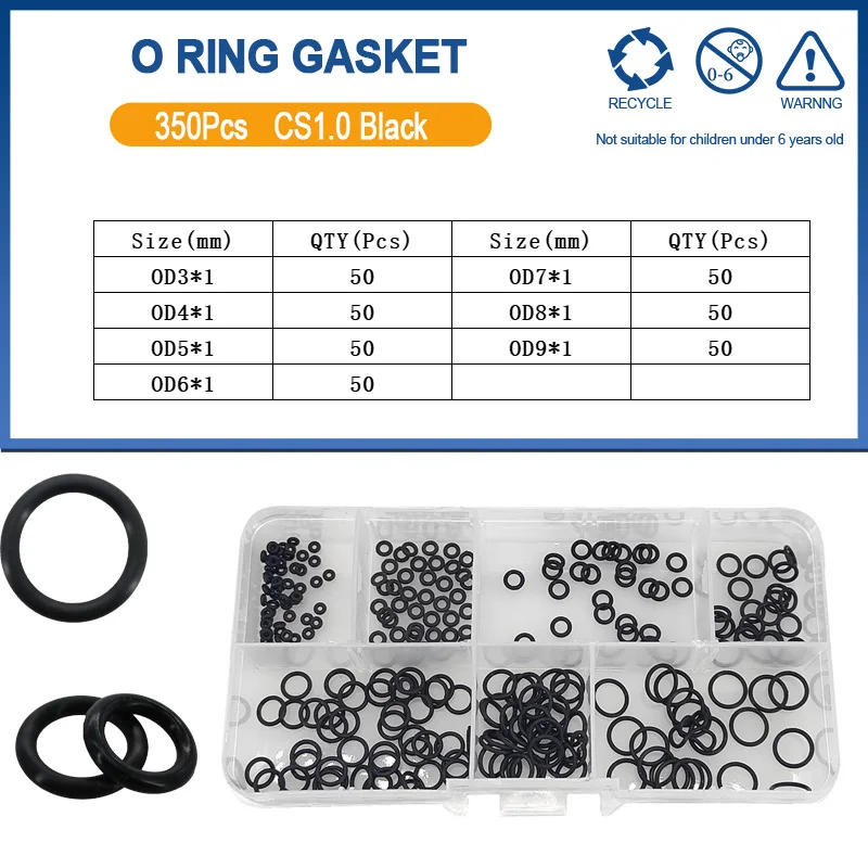 High Temperature Silicone O-Ring Seal Washer