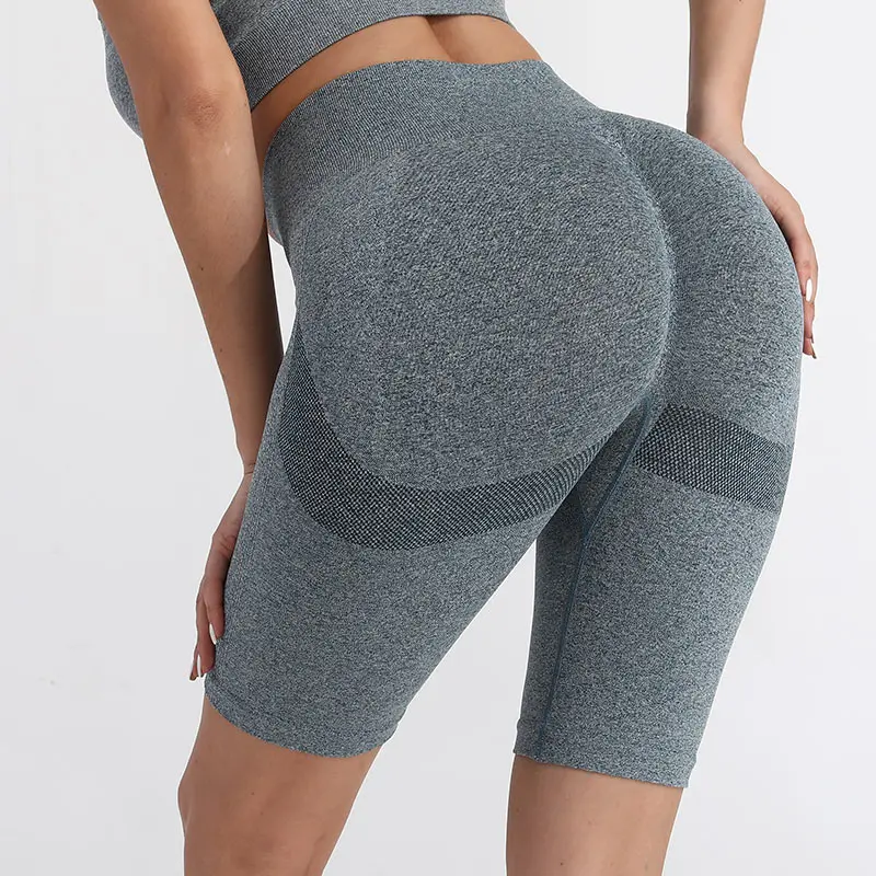 Seamless Sports Shorts Women Push Up Cycling Leggings High Waist Fitness Yoga Short Activewear yoga shorts