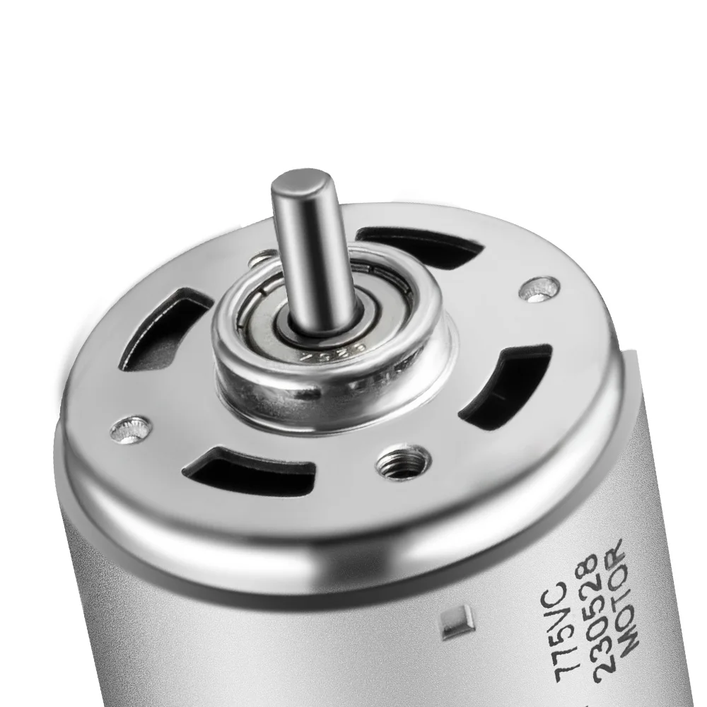 18V 775 브러시 모터 20000RPM 브러시 렌치/앵글 그라인더/전기 톱 체인/진공 청소기 도구 용 고 토크 마이크로 모터