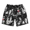 Bathing Suit Kiss Band Board Shorts Summer Rock Band Hawaii Board Short Pants Males Pattern Sportswear Fast Dry Swim Trunks 4
