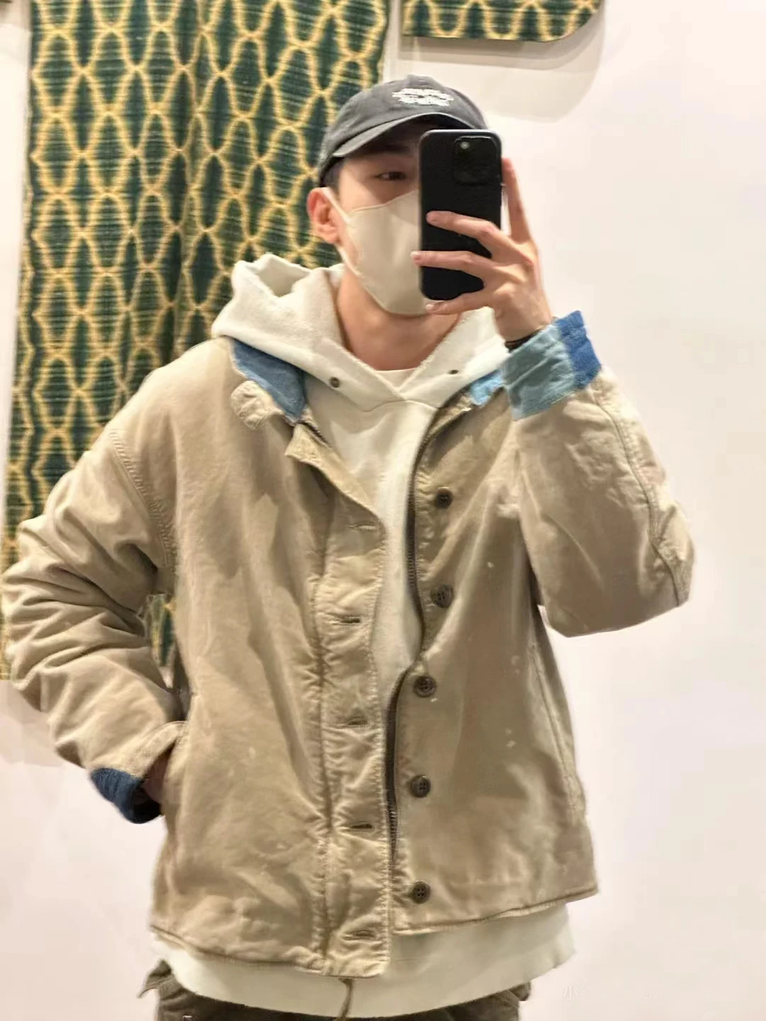 

VISVIMWMV FIL 23SS PURSER DECK Nakamura splash ink washed distressed jacket deck suit jacket