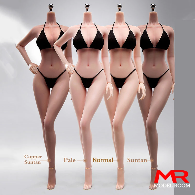 

ANT YCL001 1/6 Scale Female Makeup Seamless Body 12'' Large Bust Steel Skeleton Super Flexible Female Action Figure Doll Model