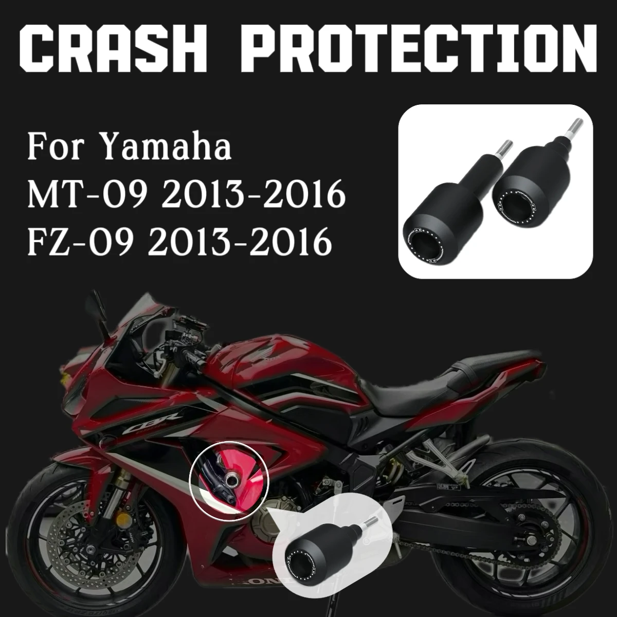 

Аксессуары для мотоциклов Yamaha MT-09 2013-2016 FZ-09 2013-2016 защитные катушки