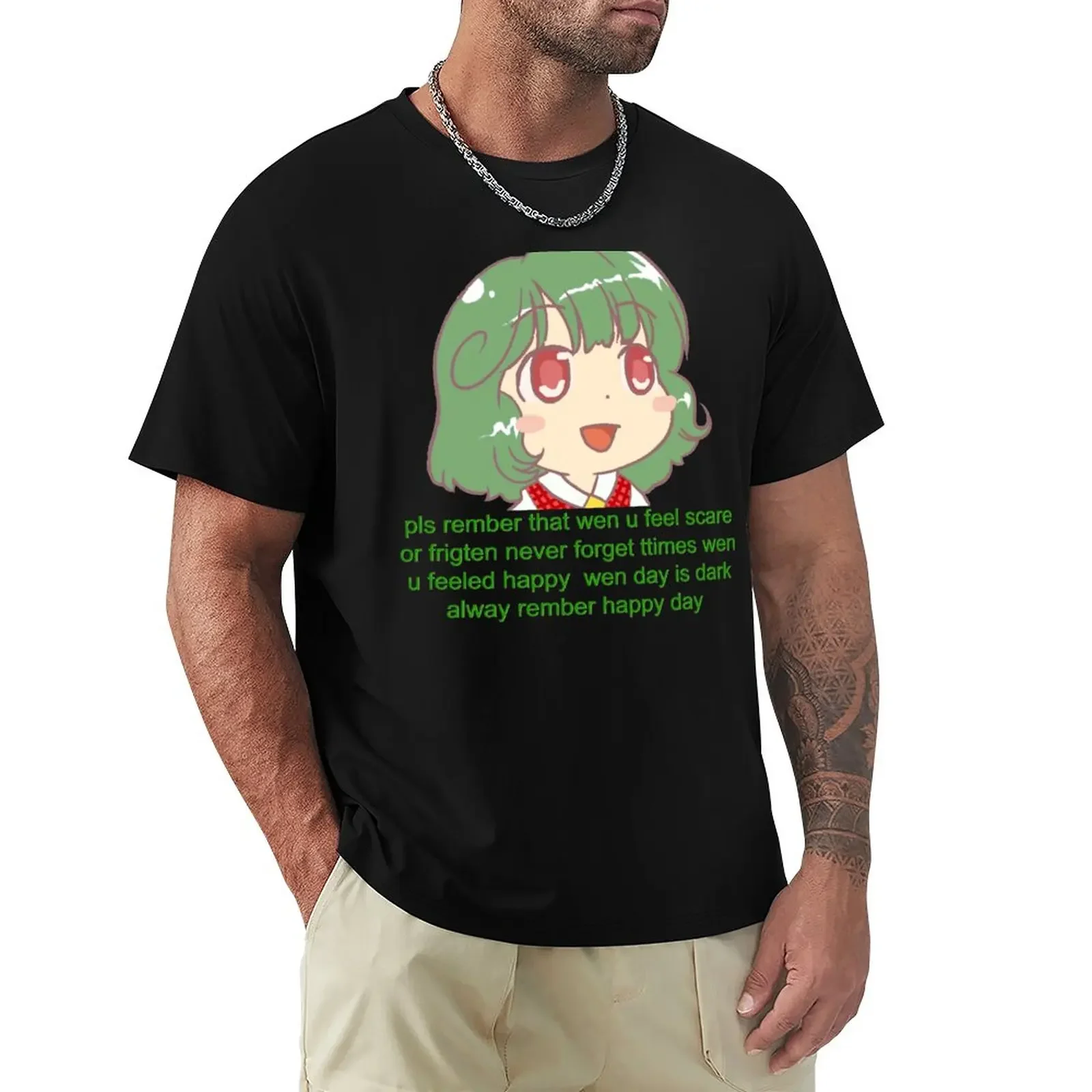 

Chibi Yuuka комфортная футболка, мужские футболки, брендовая летняя футболка с коротким рукавом и круглым вырезом, мужские футболки оверсайз, уличная одежда 2024
