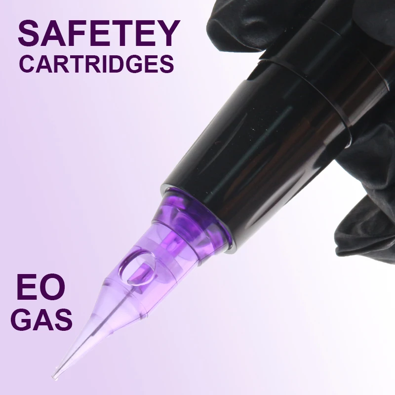 5/10/20/50pcs Tattoo Needle Cartridge Round Liner Shader Permanent Makeup Eyebrow Tattoo Needle Cartridge For Tattoo Machine Pen 4